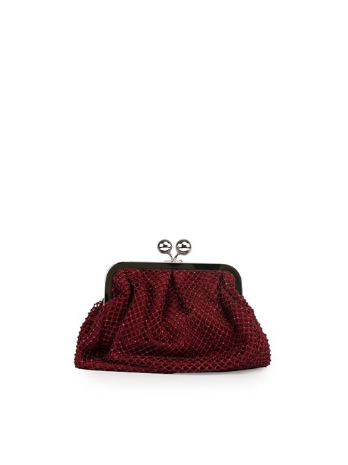 Borsa Pasticcino Edita in rete e strass Rosso WEEKEND MAX MARA | 2425516134600069